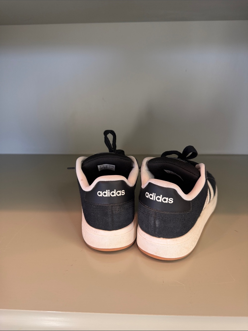 adidas Black Sneakers Dress up or down. GREAT CONDITION - Picture 4 of 6